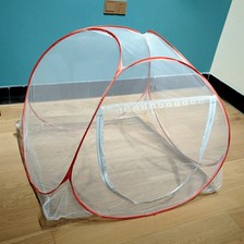 外贸儿童婴儿自动钢丝蚊帐 折叠蚊帐 简单方便收纳批发