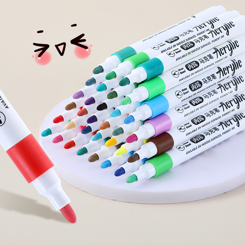 马克笔/60色马克笔/马克笔水彩笔/丙烯马克笔/盲盒细节图