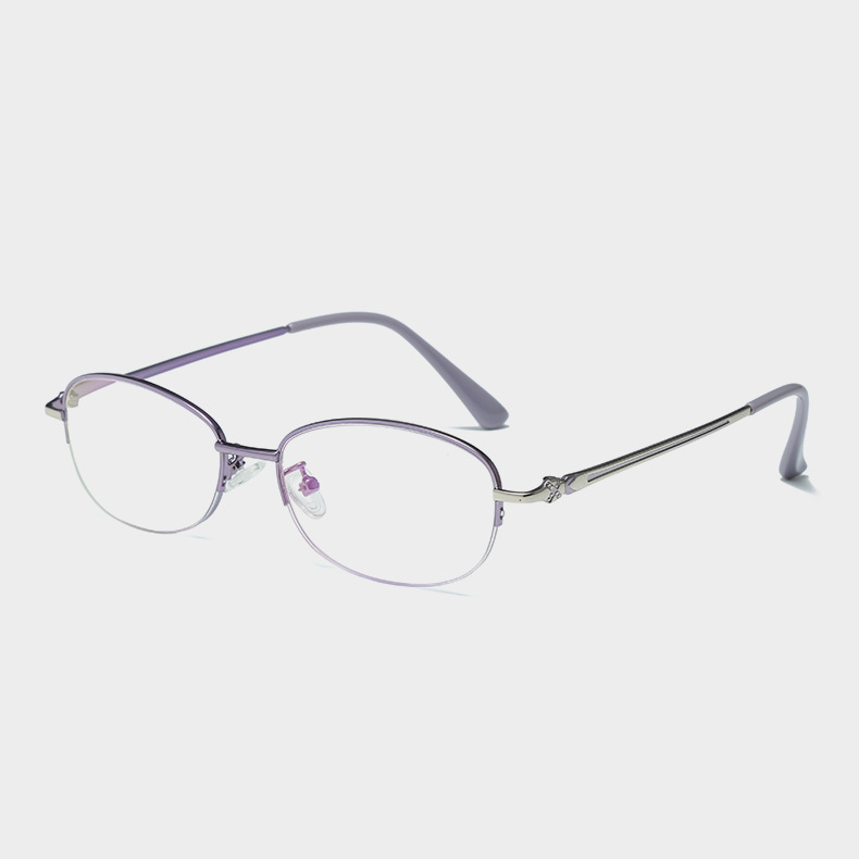 New popular reading glasses for women, anti-blue light reading glasses, electroplated two-color frame, elegant reading glasses Item Picture