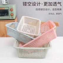 塑料筐子篮子长方形玩具收纳洗菜篮周转筐水果蔬菜沥水