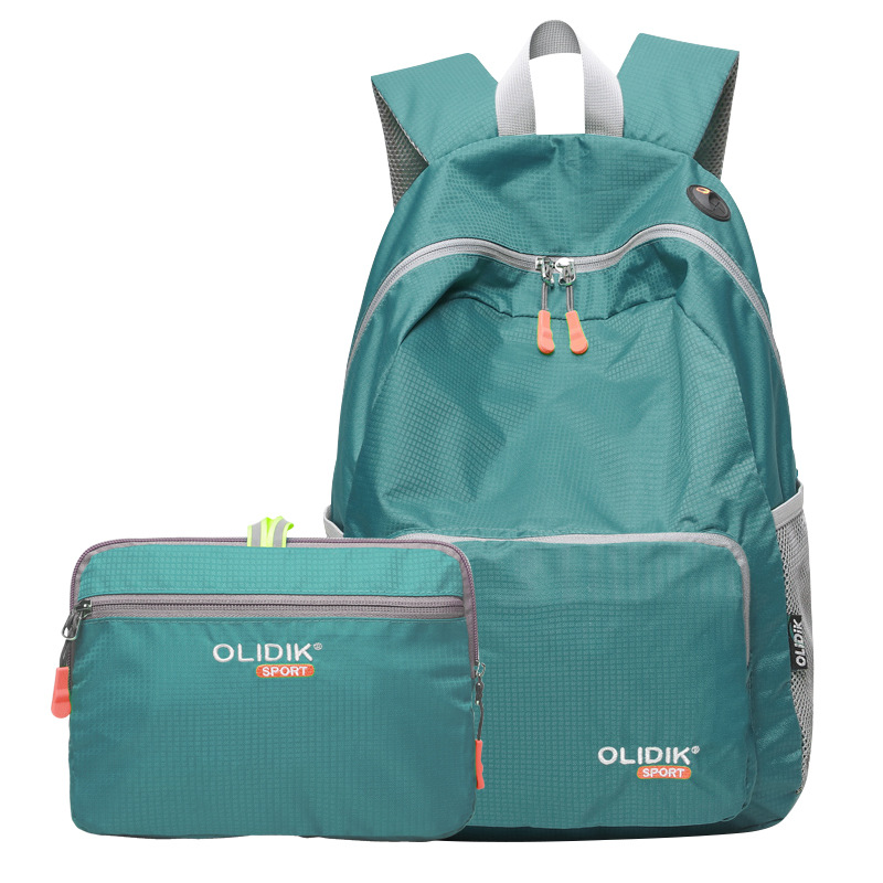 Women's small foldable backpack, travel, hiking and mountain climbing bag, men's ultra-light travel, portable and casual outdoor bag Item Picture