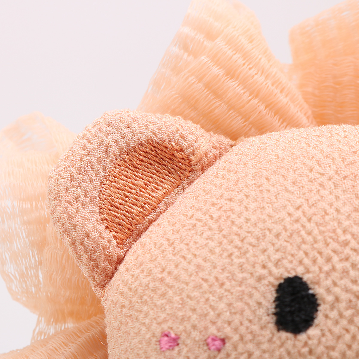 Doll Bear Bath Ball Children Bath Towel Ins Cute Foaming Soft Non-Loose Skin 2-In-1 Bath Flower Cartoon Bath Ball details Picture