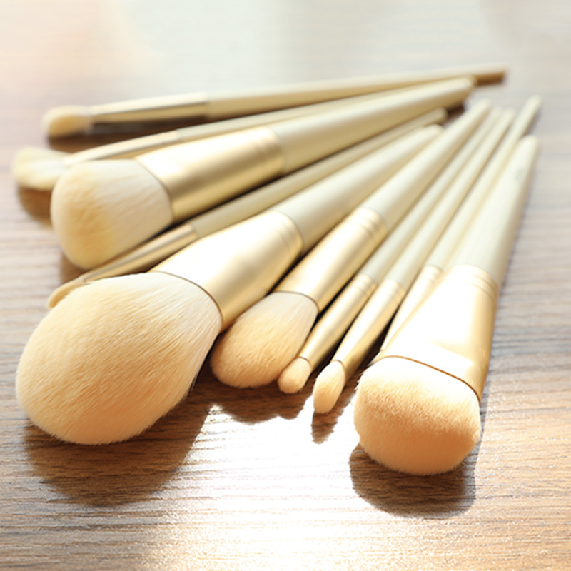 Jie Shilin 11 Small Milk Skin Novice Makeup Brush Loose Powder Highlighter Blush Brush Eye Shadow Concealer Brush Cangzhou Set Brush Specification drawing