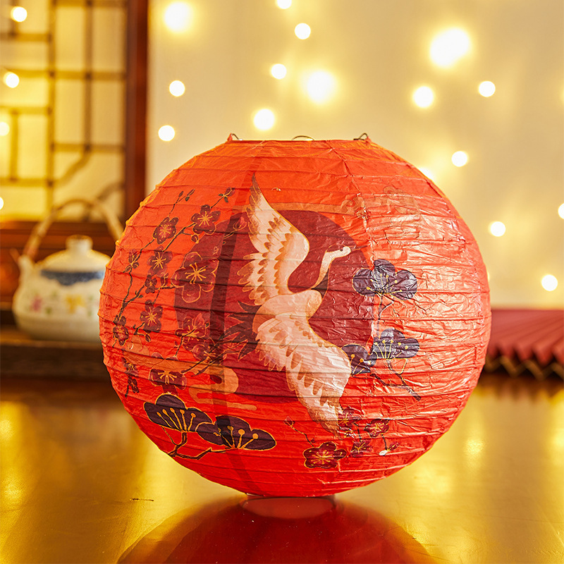 新年春节装饰纸灯笼中国风猜灯谜商场超市活动场景布置户外古风详情33