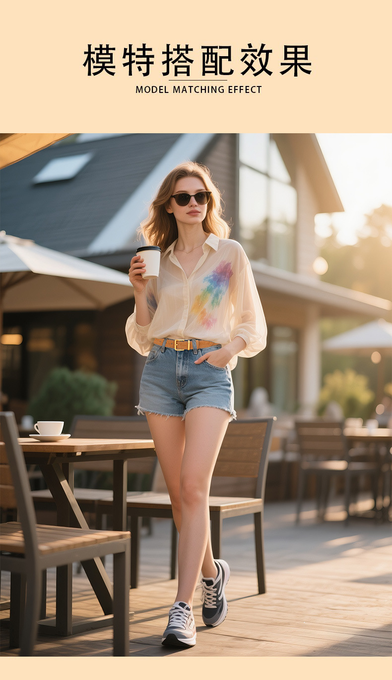 百搭女士磨砂皮带轻奢简约时尚装饰新款牛仔裤腰带女反绒二层牛皮详情4