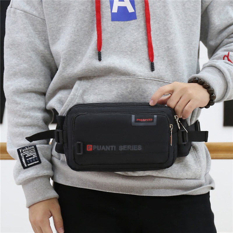 Waist Pack Male Leisure Large Capacity Chest Bag Sports Travel Leisure Shoulder Bag New Multi-Layer Crossbody Bag Fashion Backpack details Picture