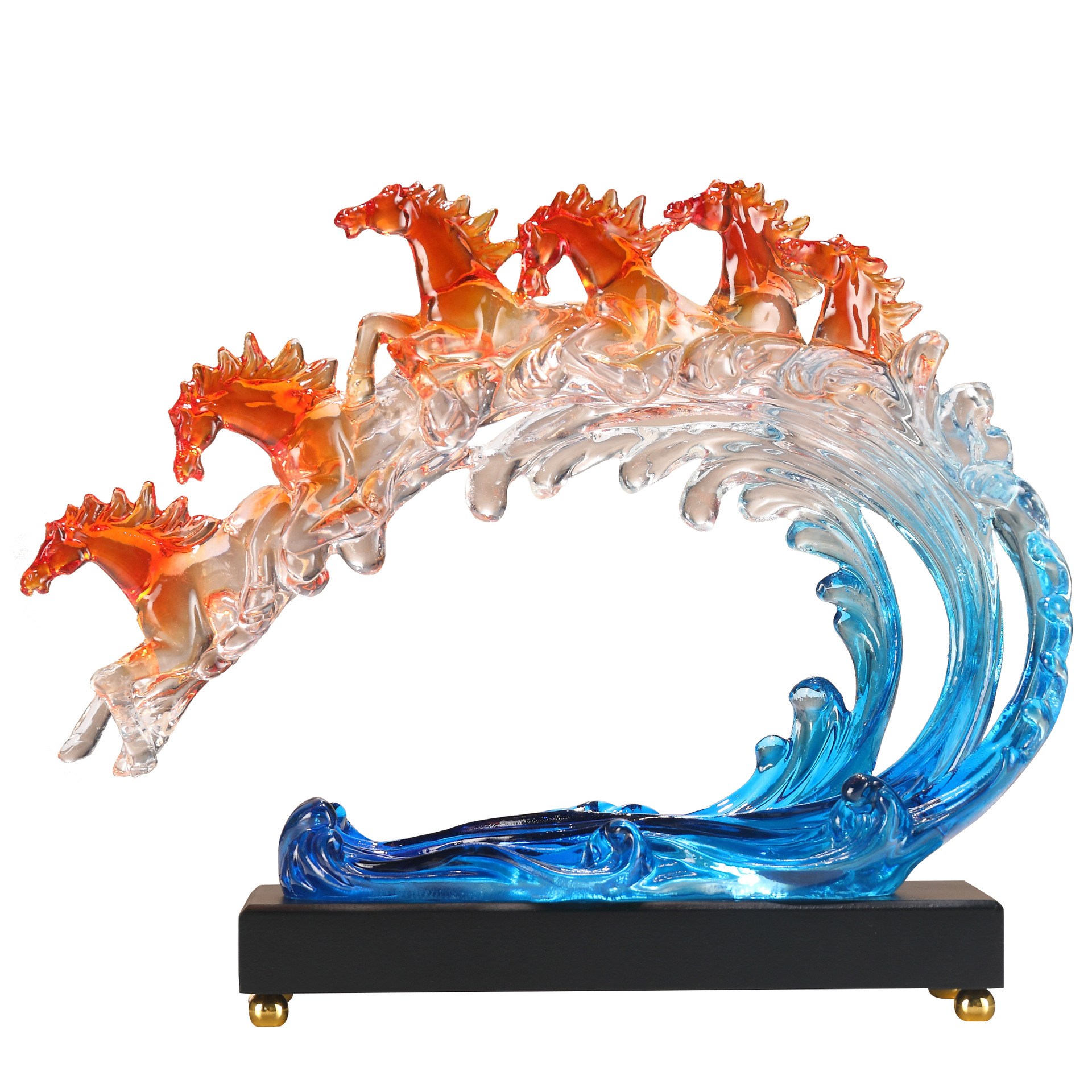 A creative gift collectible featuring a three-dimensional astronaut micro-landscape figurine made of shell resin Item Picture