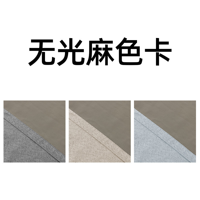 Cross-border exclusive amazon export matte linen full blackout bedroom and living room curtains wholesale curtains finished curtains Specification image