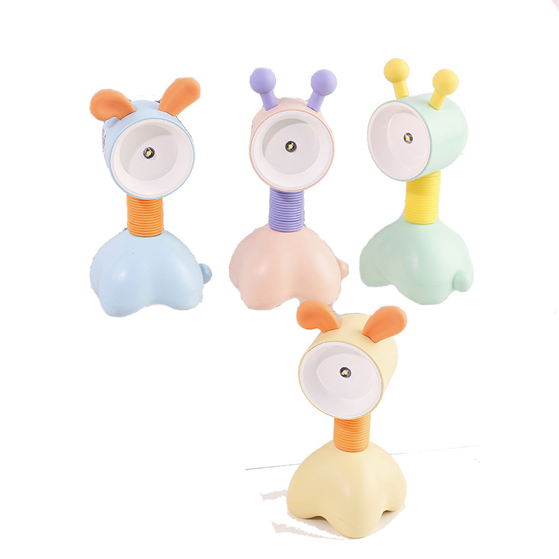 Cute monster telescopic neck night light cartoon doll, student dormitory study night light atmosphere desktop decoration Item Picture