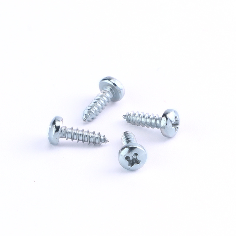 Manufacturer Straight Supply Cross Pan Head Self-Tapping Screws 304 Stainless Steel Screw Pan Head Round Head Cross Self-Tapping Screws Item Picture