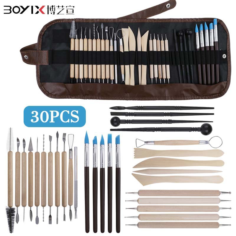 30/31/40/52 pieces of stone carving laser knife, clay art knife, diy clay tools