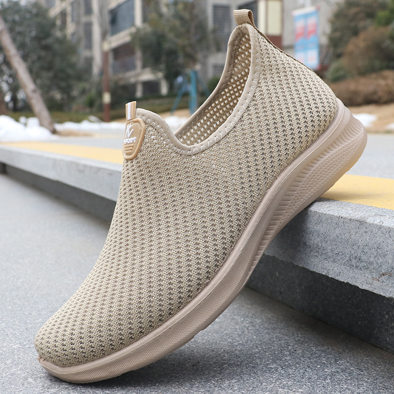 Foreign Trade Men's Shoes Spring Cross-Border Shoes Wholesale Men's Shoes Casual Shoes Breathable Flying Woven Sports Shoes Application Scenario