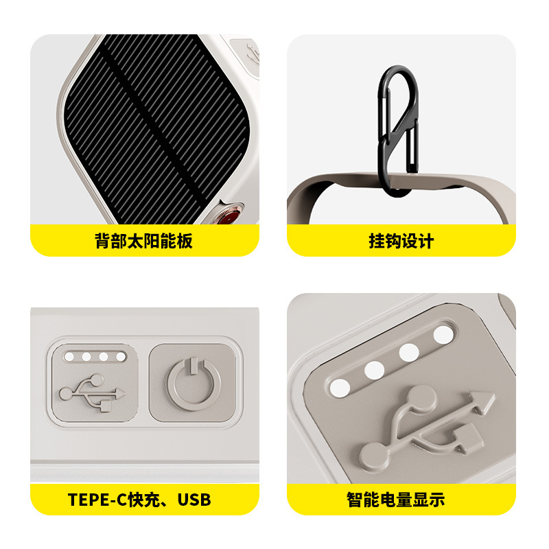 Camping lamp, ultra-long battery life rechargeable lighting lamp, ultra-bright outdoor camping canopy tent lamp, portable street stall night market lamp Specification image