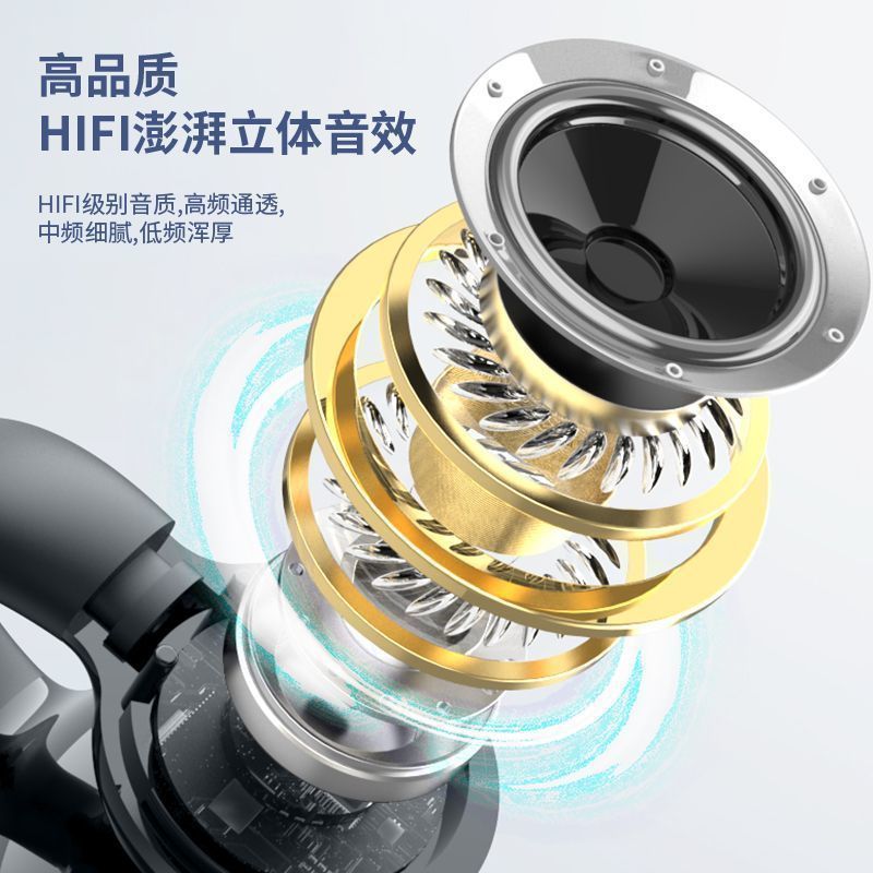 The new Berliner Sound ear-clip wireless Bluetooth headphones feature an open noise-cancelling design and an ultra-long battery life Application Scenario