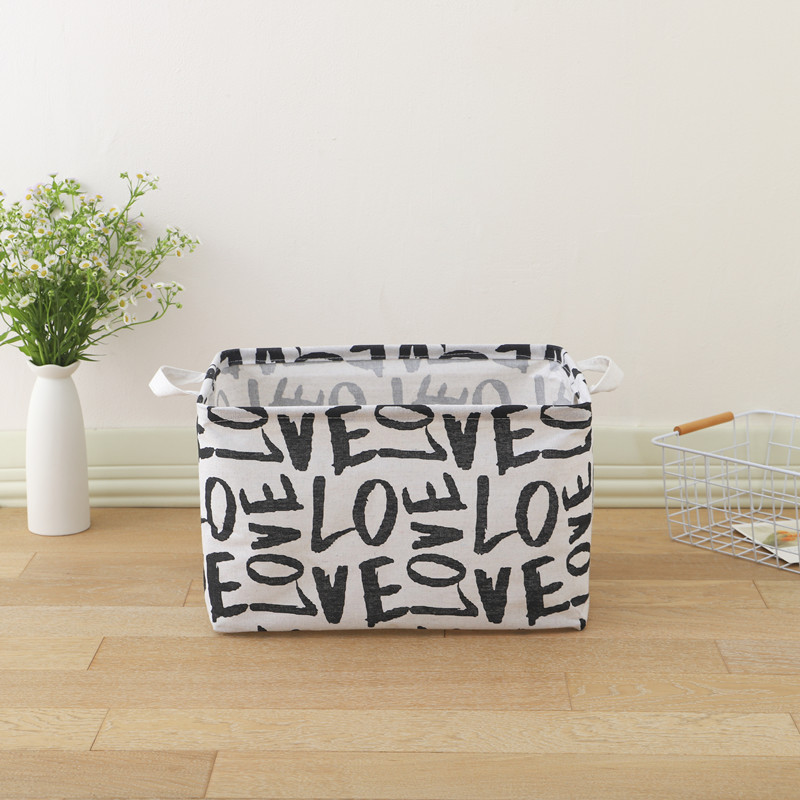 Cotton Linen Storage Basket Pet Toy Storage Bag Ins Storage Basket Wholesale Japanese Cloth Tabletop Sundries Bag Item Picture
