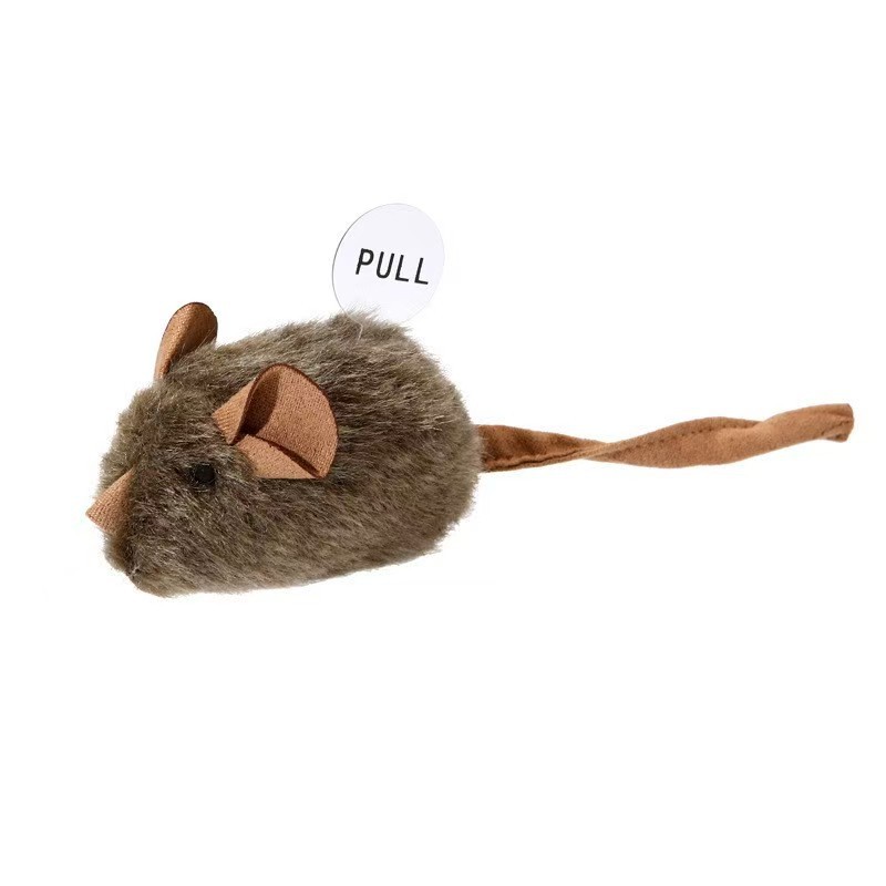 A sound-making little mouse cat toy, a self-entertaining and boring gadget, a cat teaser, a simulated mouse cat teething product for kittens Item Picture