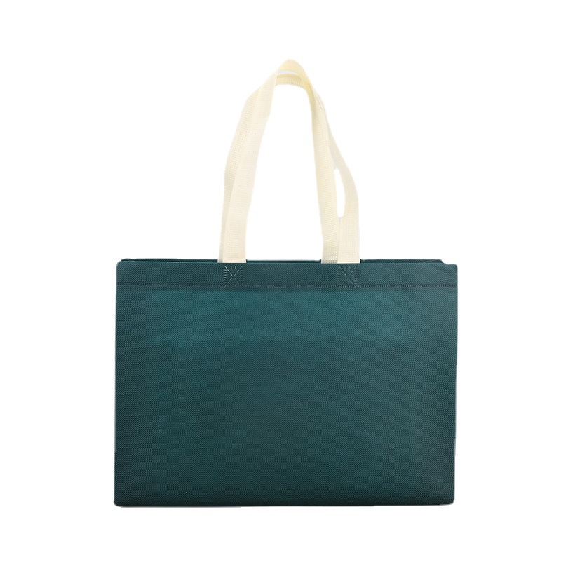 Blank Non-Woven Tote Bag Customized Small Batch Clothing Bags Clothing Shopping Bags Environmental Protection Non-Woven Bags Customized Item Picture