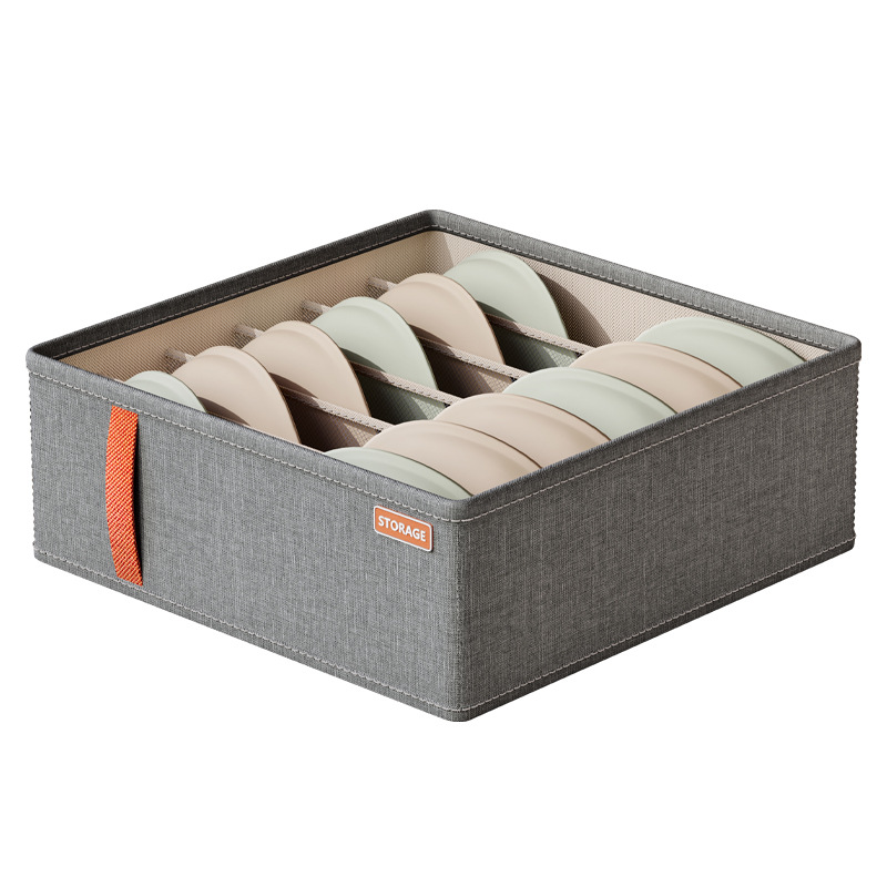 Multifunctional storage box Household underwear underwear socks compartmentals in dormitory drawer type wardrobe sorting box Item Picture
