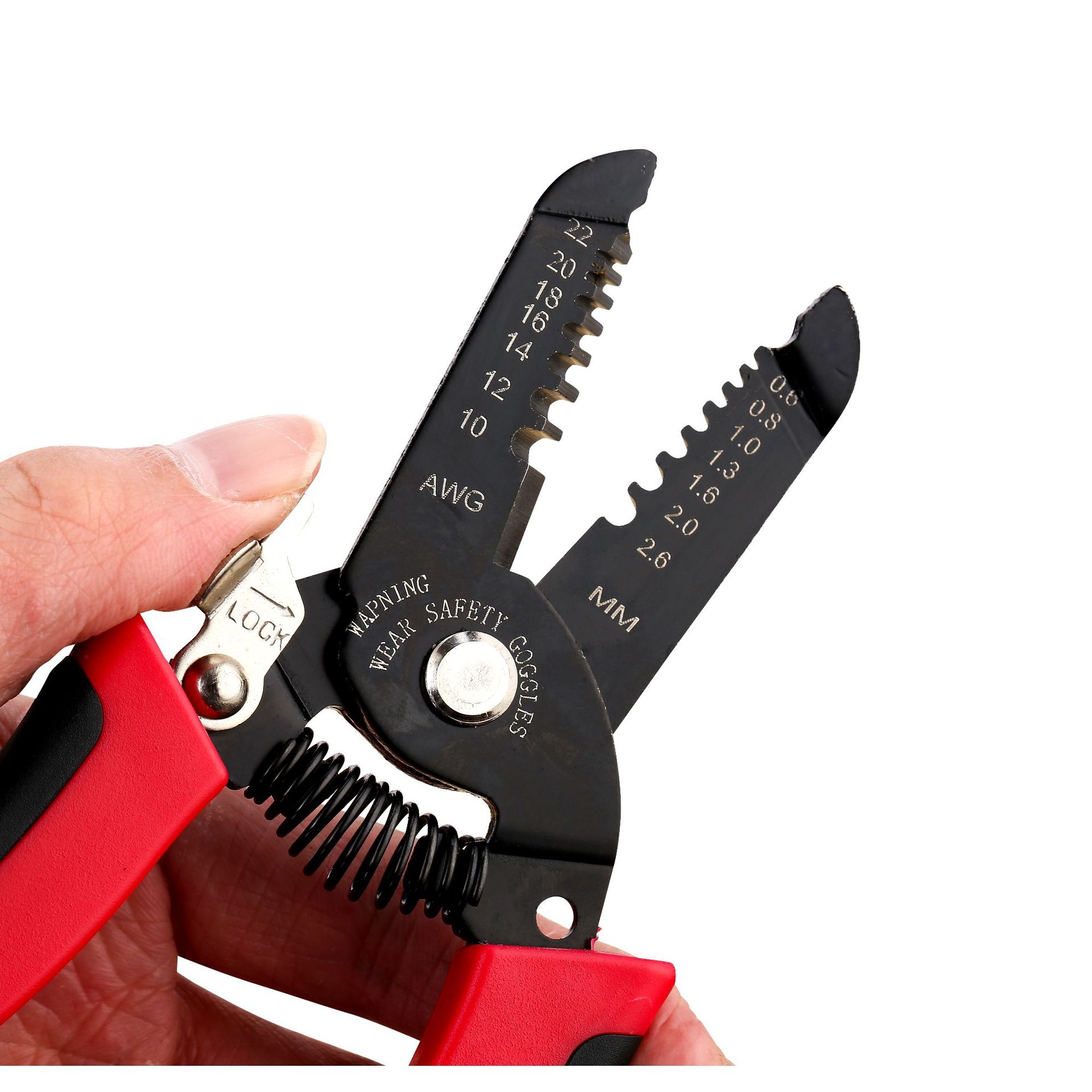 Multi-functional manual wire strippers, labor-saving network cable pliers, wire crimping pliers, electrician wire strippers, cable pulling pliers, and stripping pliers are in stock Specification image