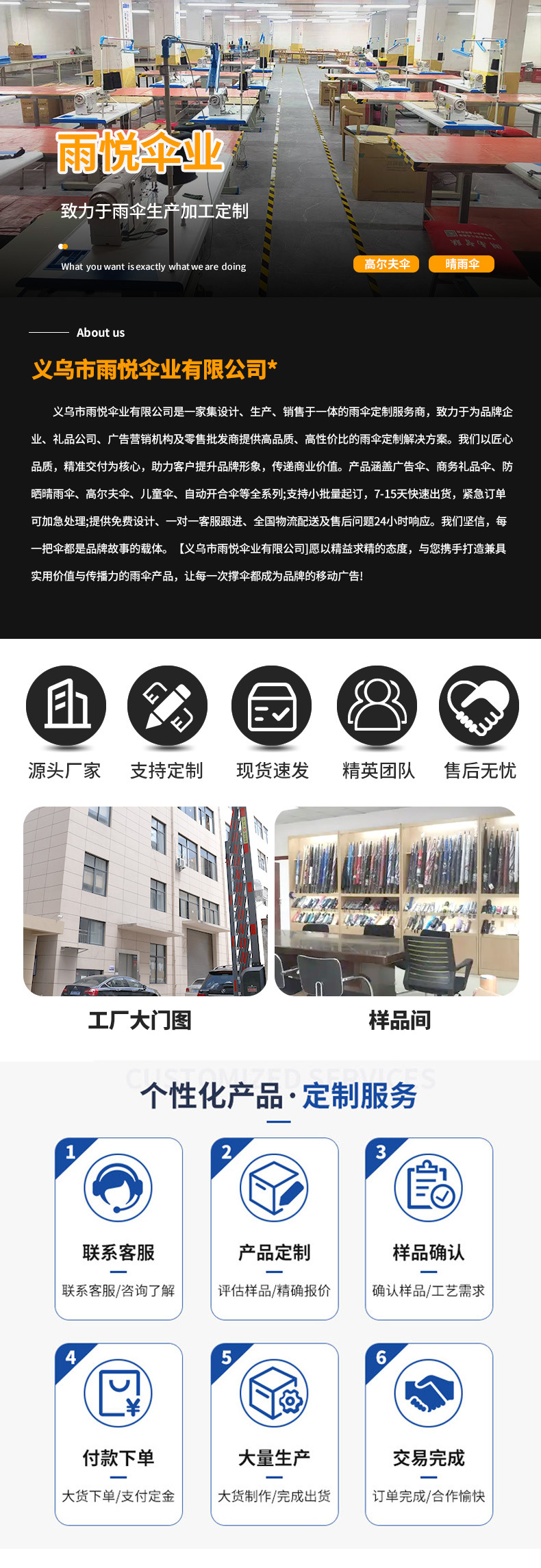Customized golf umbrella waterproof case storage, windproof reinforcement, sun protection, sunshade umbrella advertising promotion, direct sales from the manufacturer pic 3
