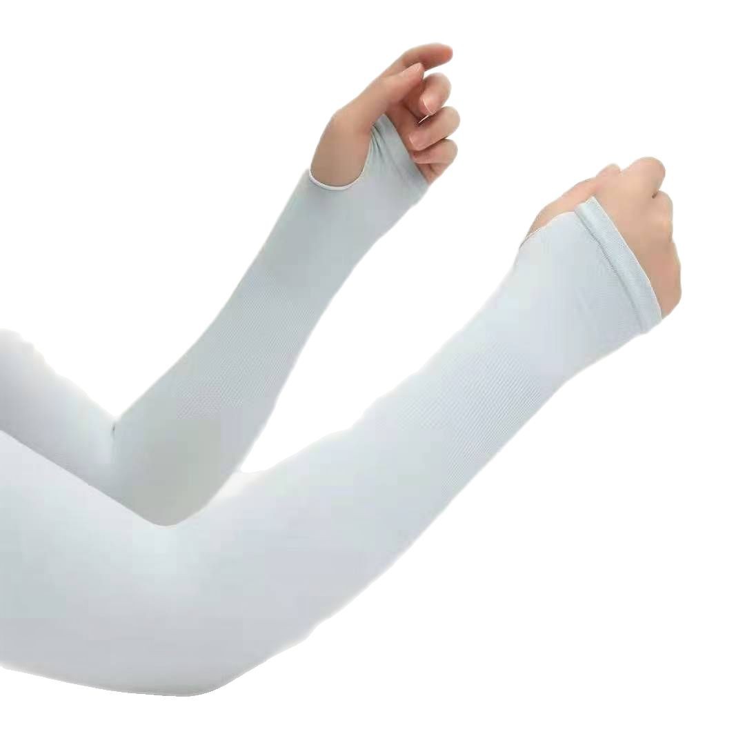 Adult sun protection ice sleeve arm guard sleeves without logo, glossy plate, summer outdoor arm guard sleeves, cycling breathable ice sleeves wholesale Item Picture