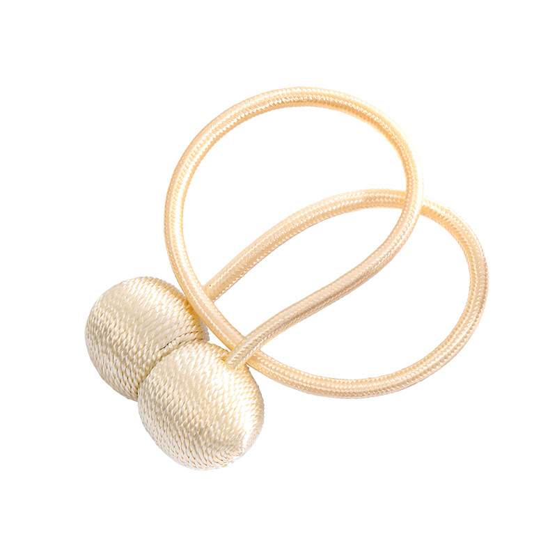 The magnetic curtain clip for headphones features a simple and modern curtain strap and binding rope Item Picture