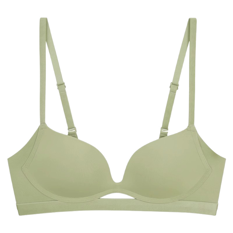 Lencería sin marcas mujeres pecho pequeño retoño grande sin argolas sujetador retoño parche lactancia anticaída sujetador sexy verano slim Item Picture
