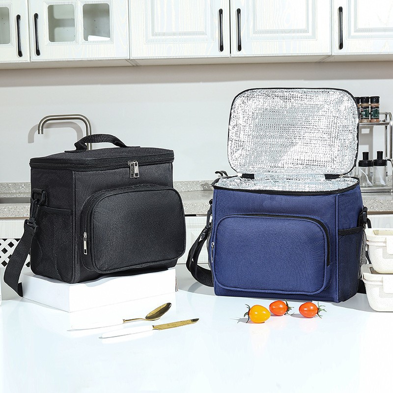 Cross-border best-selling insulated bags, thickened outdoor insulated bags, folding picnic ice packs, crossbody large-capacity hand-held bento bags Specification image