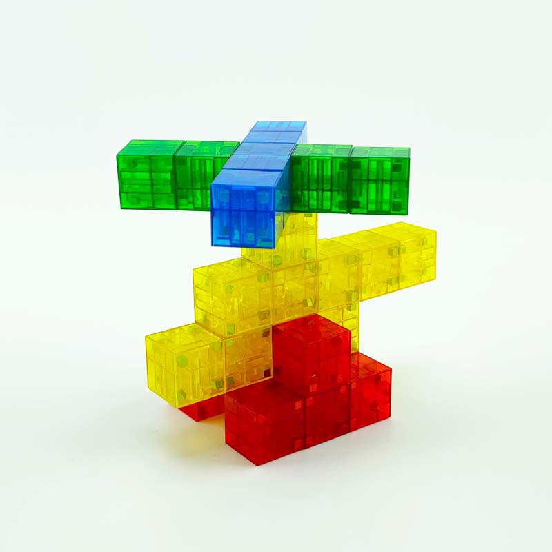 Cube math teaching AIDS Magnetic magnetic force Magnetic magnet Cube geometry square building blocks primary school 2 cm 3 details Picture