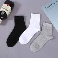 男士中筒高筒黑白灰船袜篮球袜运动袜商务休闲袜子赠品袜子女批发