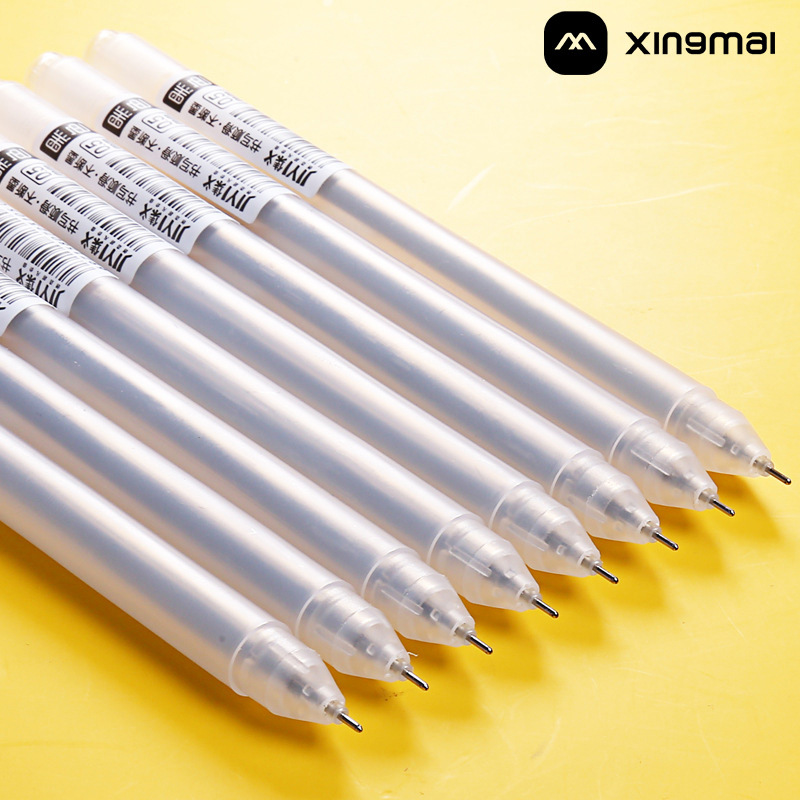 Explosive Neutral Pen Black Frosted Neutral Pen Full Needle 0.5Mm Office Quick-Drying Non-Dirty Hand Signature Pen Direct