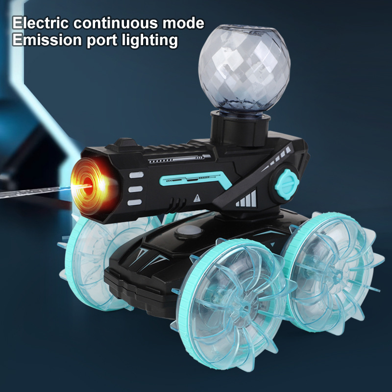 跨境专供水陆两栖坦克车发射水柱电动玩具遥控车特技漂移多功能车