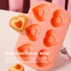Butterfly Heart Christmas Valentine's Day cheese mold Jelly Cake Brownie baking tray Home silicone mousse baking Application Scenario