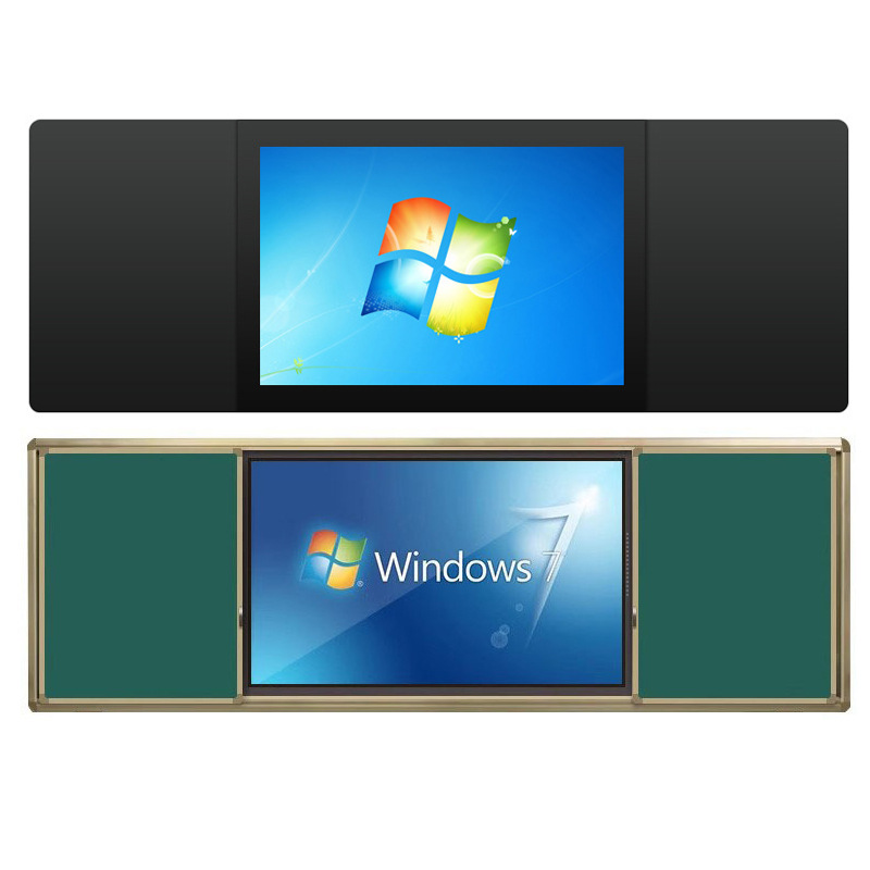 Smart classroom, push shielding board, touch teaching all-in-one machine, multimedia electronic whiteboard, interconnected nano smart blackboard Item Picture