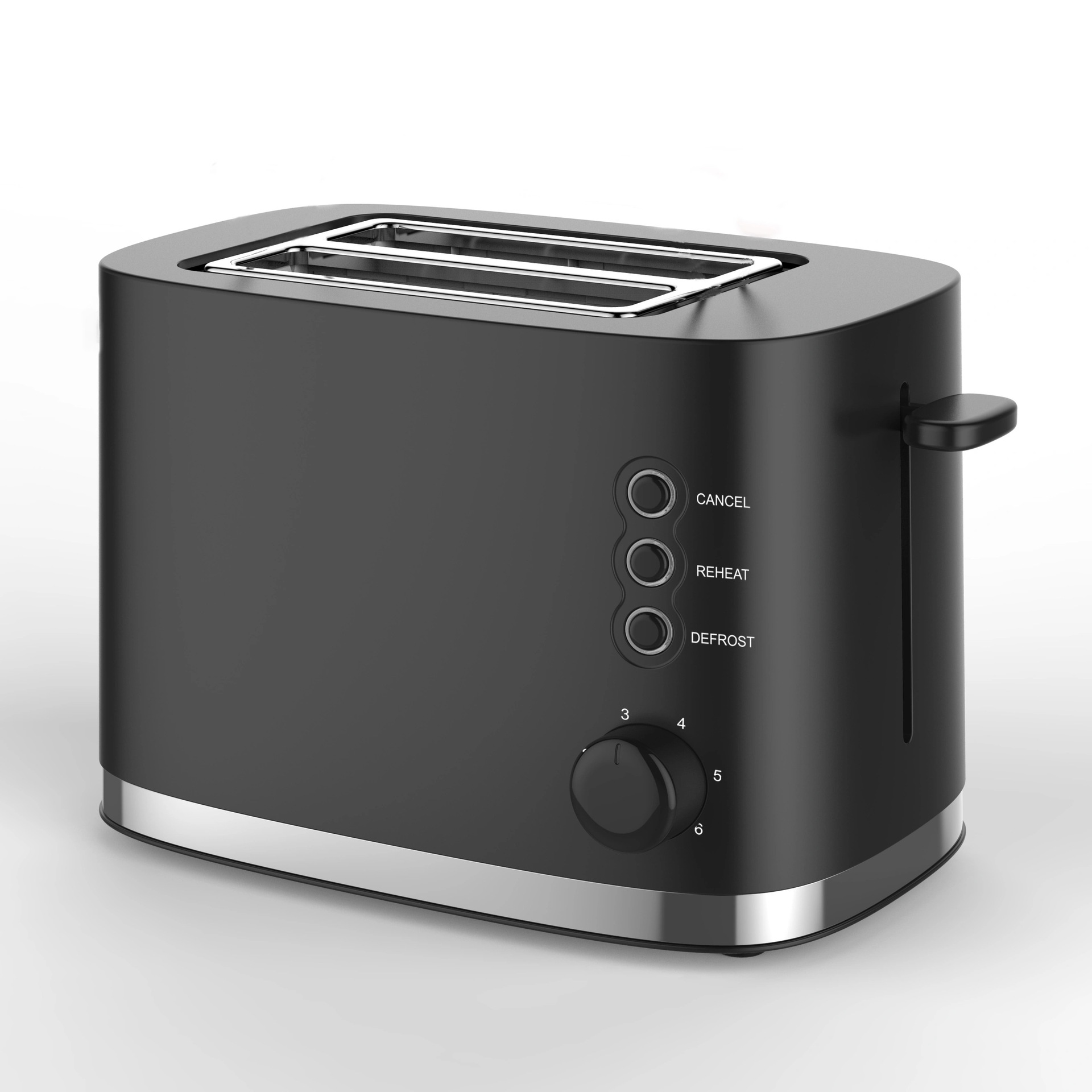 Amazon's best-selling new European-style toaster, small stainless steel toaster, home breakfast toaster factory details Picture
