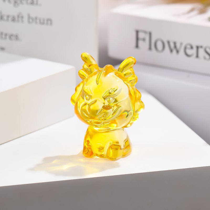 批发琉璃十二生肖摆件水晶十二生肖套装公仔创意桌面摆件龙蛇新品详情8