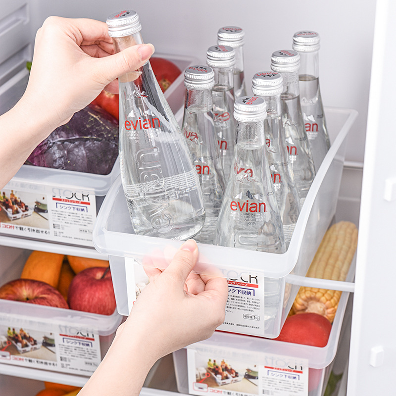 G635 Open drawer refrigerator box, food-grade preservation kitchen vegetable, fruit and egg special organizer, won't break when frozen