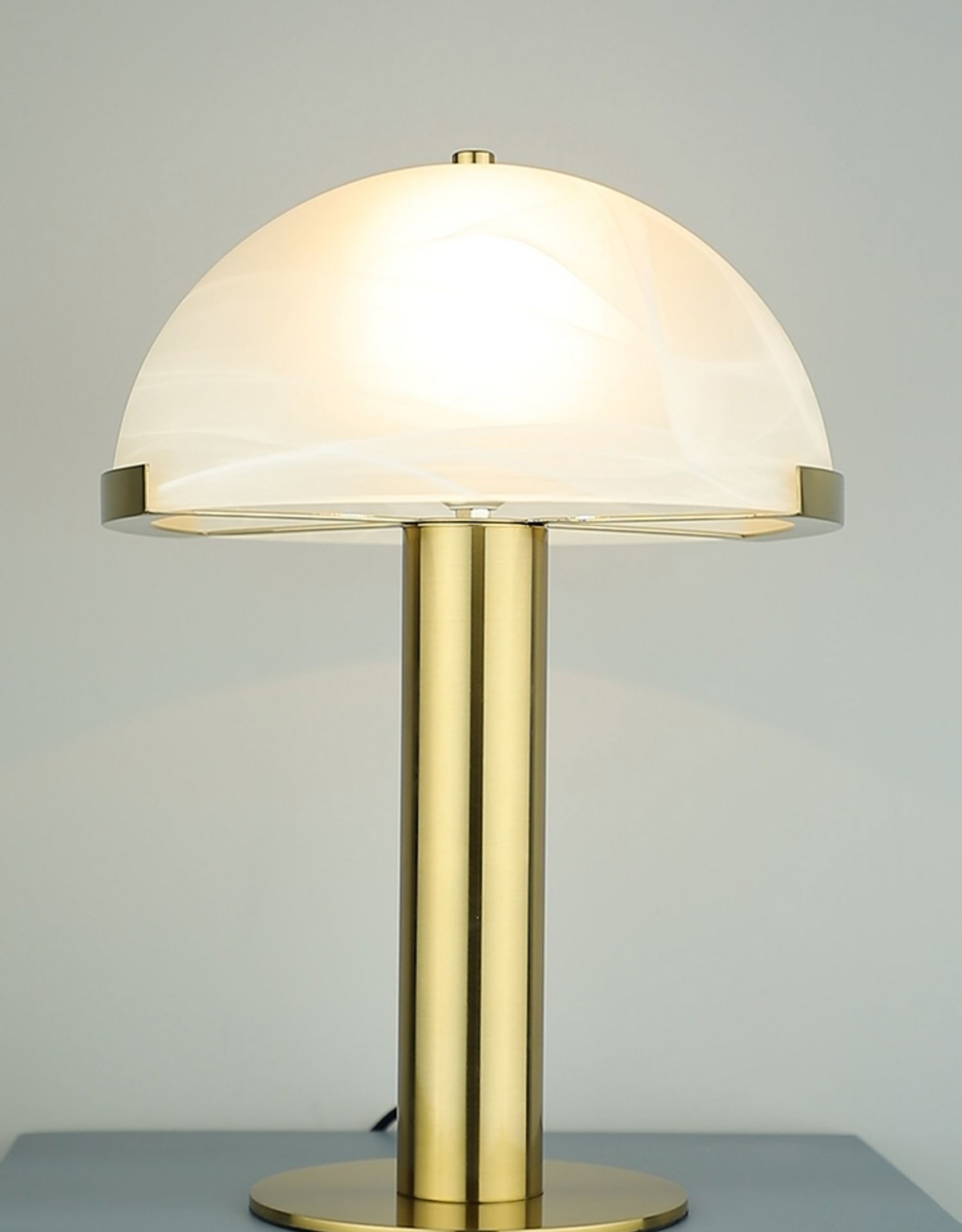 Postmodern natural marble living room table lamp art Bedside bedroom designer model room bedside table lamp Application Scenario