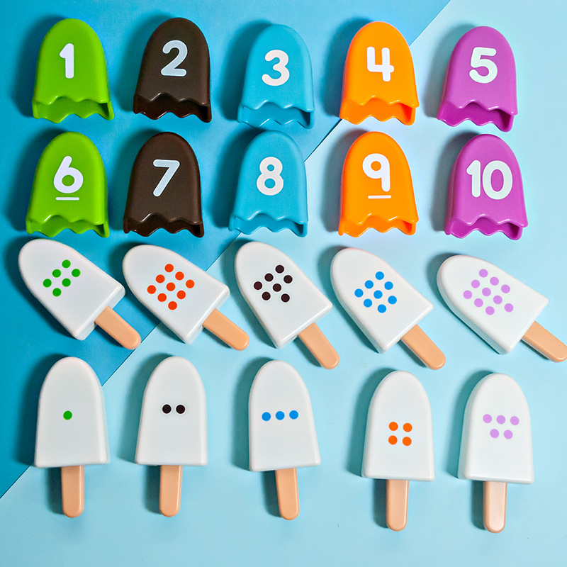 Digital Popsicle digital color game children parent-child interaction early childhood enlightenment cognitive educational toys desktop early education