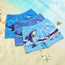 Manufacturers wholesale children's fish series swimming pool hot spring beach children's swimming shorts fashion printed flat Angle