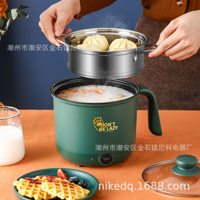 Rice cooker, small 2-person rice cooker, household noodle cooking pot, dormitory small electric pot, multi-functional all-in-one mini electric hot pot Specification image
