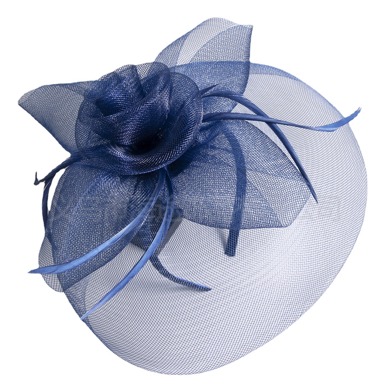 حجاب شبكي من قبعات العروس وشريط شعر العروس وشريط العروس مع ثوب عشاء السيدة Item Picture