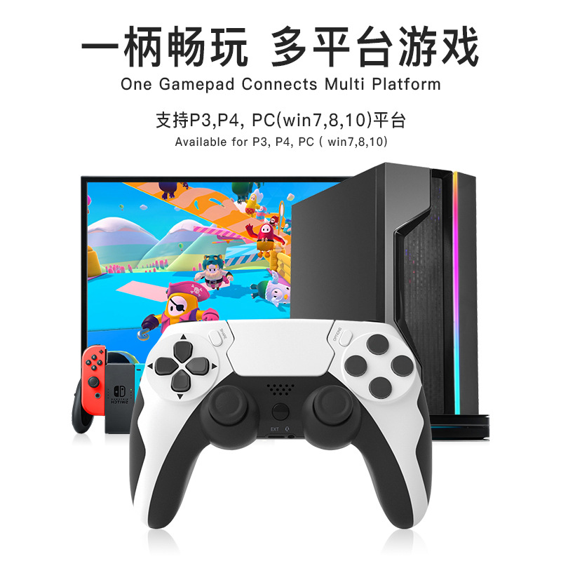 مقبض PS4 اللاسلكي مزود بلوتوث اهتز من طراز PS4 على جهاز PS3 PS3. details Picture