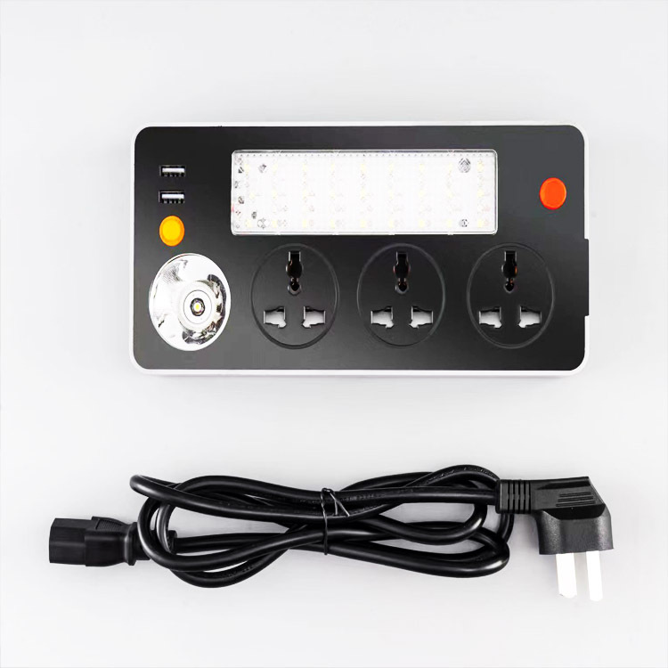 Multi-functional new LED charging bank socket socket with light full figure