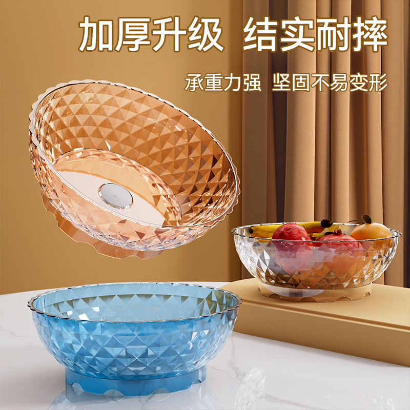 A light luxury transparent fruit platter Application Scenario