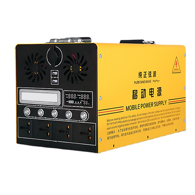 新款户外移动电源2000W 大功率220V自驾露营停电应急备用储能电池