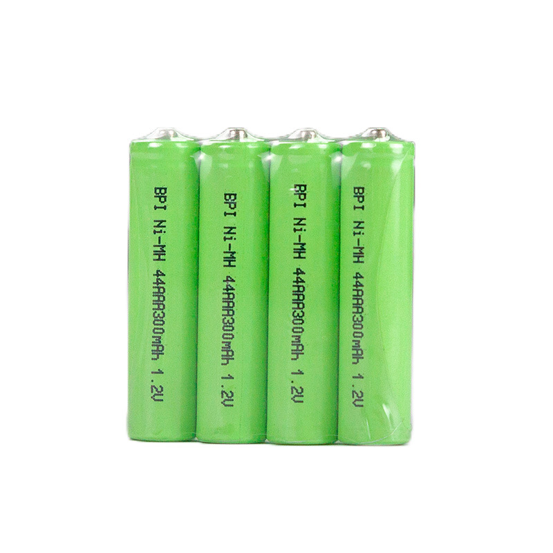 7号电池镍氢AAA300mah遥控器玩具可充电电池1.2V七号电池四个装