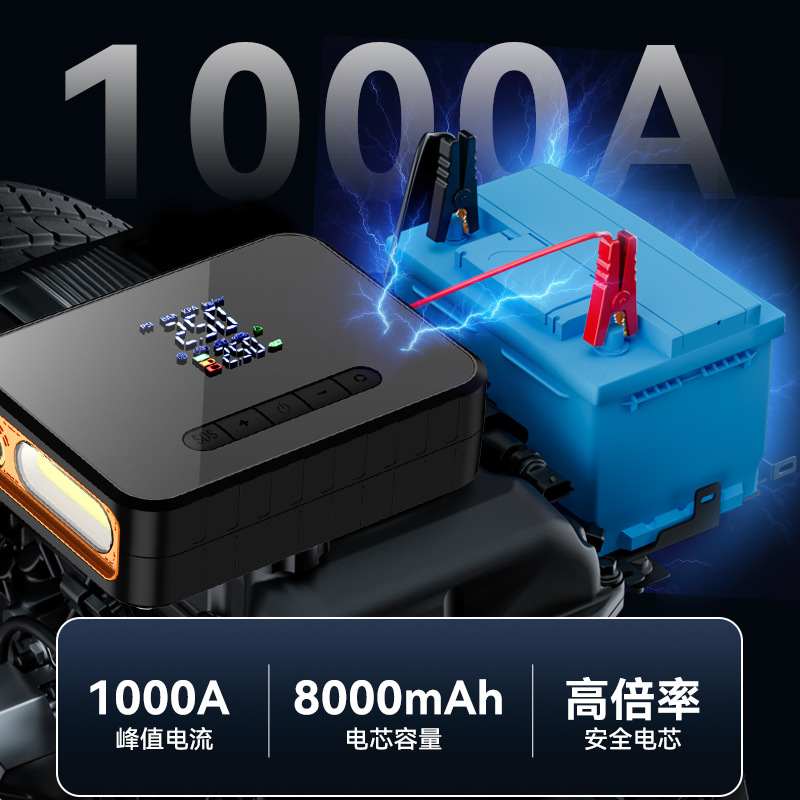 充气泵/车载/正品/车载打气机/汽车搭电器产品图
