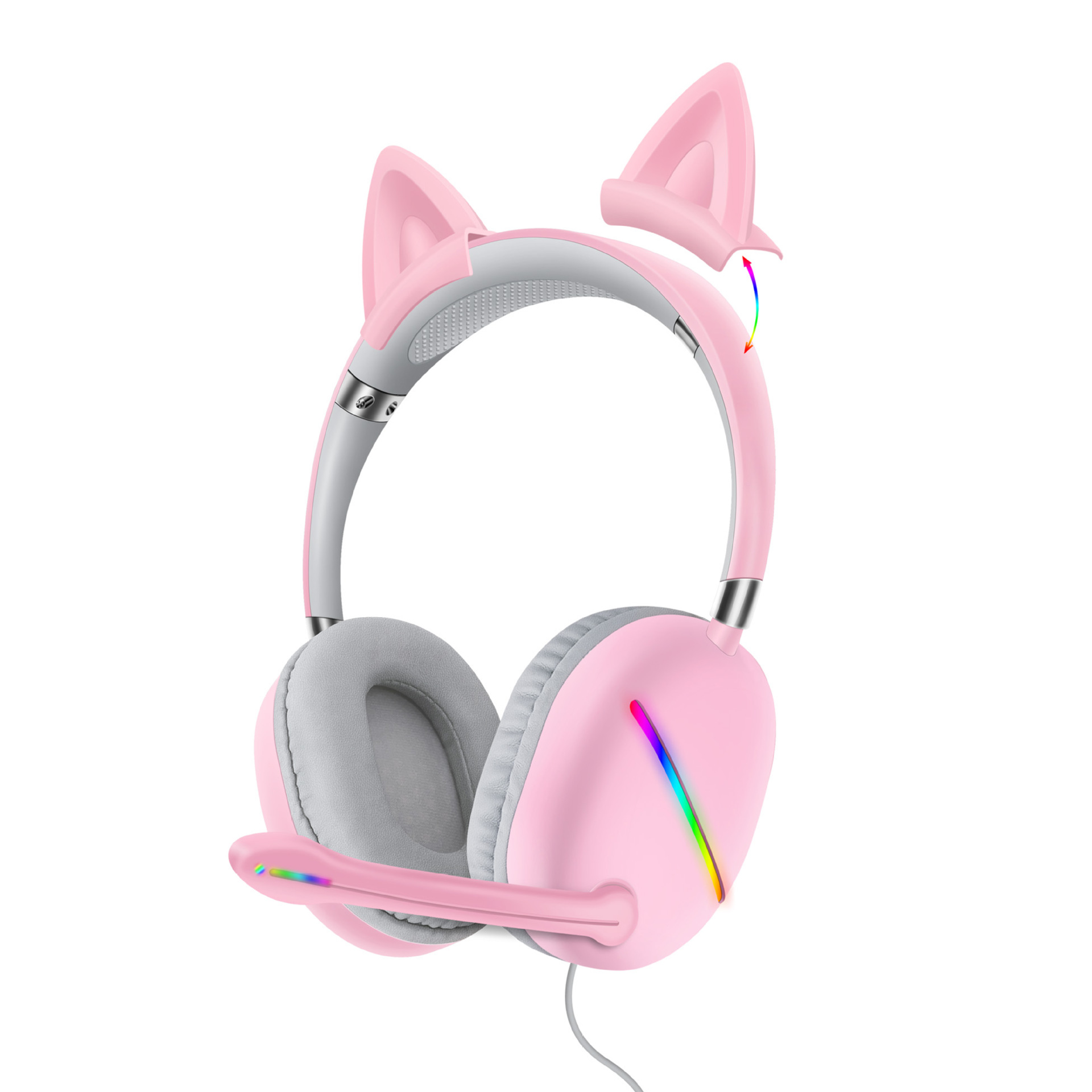AKZ-X51 Cat Ear game chicken Head wireless children's headphones from the manufacturer, suitable for cross-border use on mobile phones and computers