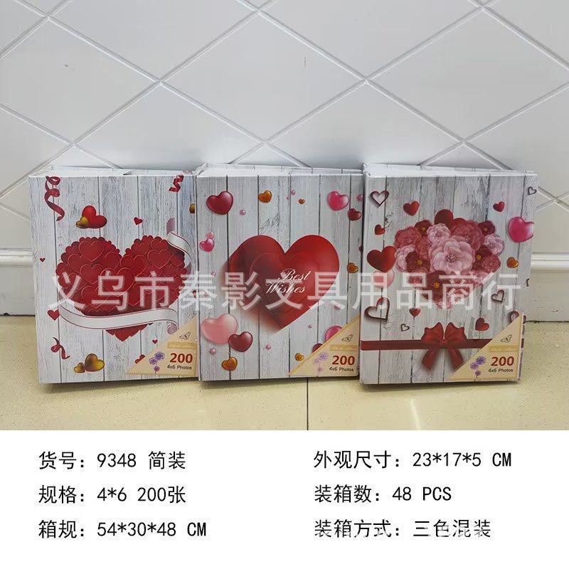 A 6-inch 200-sheet cartoon photo album with a large capacity, a family-style insert photo album, and a baby photo storage book Application Scenario